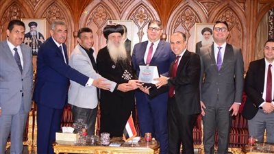 حزب الجبهة الوطنية يهنئ الانبا بولا بعيد القيامة المجيد 