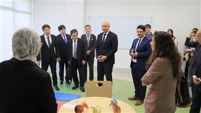 وزير التربية والتعليم يصطحب وفدًا يابانيًا من مجلس التعليم بمحافظة طوكيو في زيارة لمركز ريادة المصري الدولي 