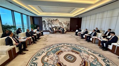 وزير الإسكان يلتقي رئيس شركة 