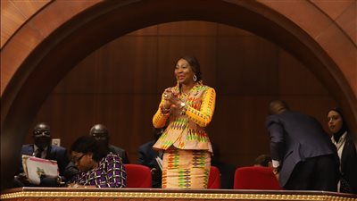 رئيس مجلس الشيوخ يستقبل نظيرته بكوت ديفوار 