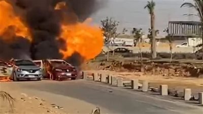 النيابة تستكمل التحقيقات فى حادث انفجار خط غاز طريق الواحات بعد وفاة 2 من المصابين