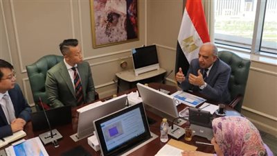 وزير الكهرباء يبحث مع مسئولي شركة ستيت جريد ‏الصينية سبل تعزيز الشراكة والتعاون 