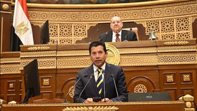 وزير الشباب والرياضة يشهد الجلسة الحوارية بمجلس الشيوخ للمشاركين بمنحة ناصر للقيادة الدولية