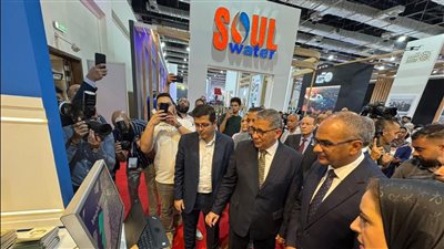  نائب وزير الإسكان يفتتح معرض المياه والصرف الصحي والبنية التحتية WATREX EXPO 
