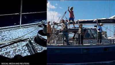 إسرائيل تستجوب ناشطى سفينة مادلين فى قاعدة أسدود