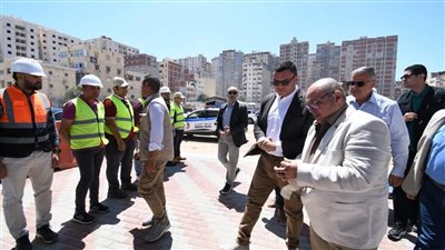 وزير الإسكان ومحافظ الإسكندرية يتفقدان مشروع إنشاء كوبرى 45 