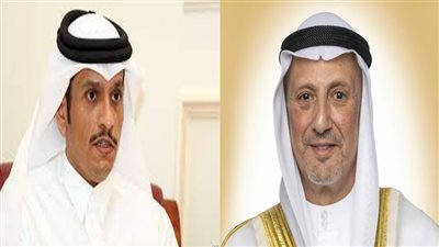 وزير خارجية الكويت يبحث مع نظيريه القطرى والبحرينى تطورات الأوضاع فى المنطقة