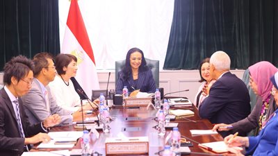 وزيرة التضامن الاجتماعي تلتقي بعثة هيئة التعاون الدولي اليابانية 