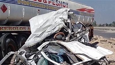 إحالة سائق ومالك السيارة المتسببة فى حادث الطريق الإقليمى محبوسين للجنايات