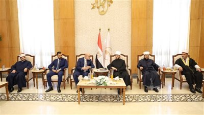 وزير الأوقاف يستقبل قاضي قضاة فلسطين ووزير الأوقاف الفلسطيني