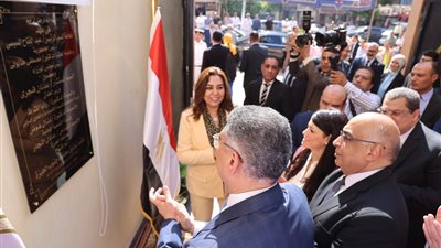 وزراء العدل والتخطيط والتنمية الاقتصادية والتعاون الدولي والتنمية المحلية يفتتحون فرع توثيق محكمة جنوب الجيزة الابتدائية