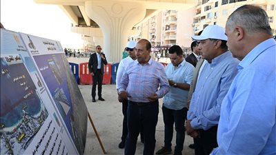 رئيس الوزراء يتفقد أعمال تطوير محور 