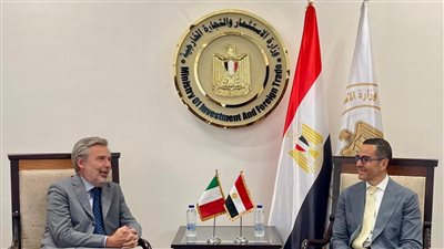 وزير الاستثمار يلتقى سفير دولة إيطاليا بالقاهرة لبحث سبل تعزيز العلاقات الاقتصادية بين البلدين