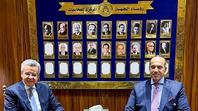 وزير الشئون النيابية والقانونية والتواصل السياسي يلتقي المستشار محمد الفيصل رئيس الجهاز المركزي للمحاسبات