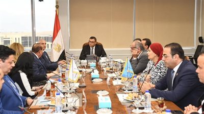 وزير الإسكان يلتقي وفدًا من الجالية المصرية في الولايات المتحدة الأمريكية