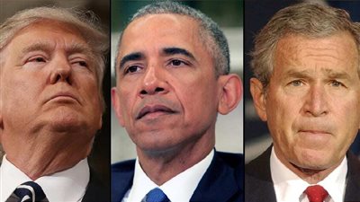 ترامب يتخذ قرارا مثيرا للجدل تجاه صور أوباما وبوش الأب والابن في البيت الأبيض