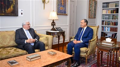 وزير الخارجية يستقبل وزير التعليم العالي والبحث العلمي