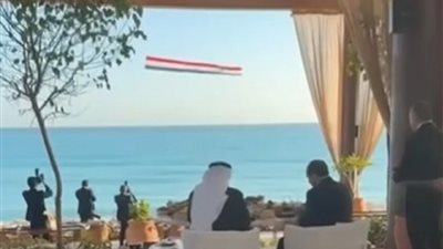 السيسي يودع بن زايد بعد ظهورهما على شاطئ البحر