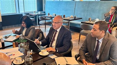 وزير الري يلتقي وزيرة المياه والصرف الصحي بجنوب أفريقيا ضمن فعاليات 