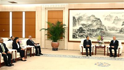 رئيس الوزراء يلتقى عضو اللجنة الدائمة للمكتب السياسي للجنة المركزية للحزب الشيوعي الصيني