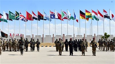 بمشاركة  44 دولة شقيقة وصديقة بدء فعاليات التدريب المصرى الأمريكى المشترك 