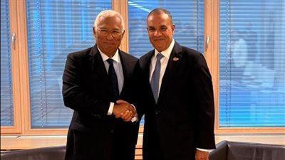 وزير الخارجية يلتقي مع رئيس المجلس الأوروبي