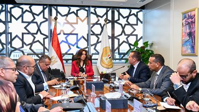 وزيرة التنمية المحلية تبحث مع محافظ جنوب سيناء ومدير 