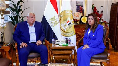وزيرة التنمية المحلية تبحث مع محافظ الوادي الجديد الموقف التنفيذي للمشروعات التنموية والخدمية