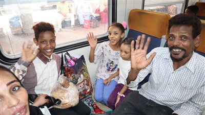 الهيئة القومية لسكك حديد مصر تُسيّر الرحلة السابعة عشر ضمن قطارات العودة الطوعية للأشقاء السودانيين إلى وطنهم