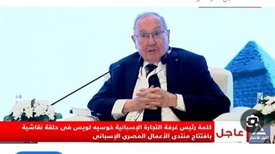 رئيس الغرفة التجارية الإسبانية: شركات مدريد تتطلع للعمل بمصر العقد المقبل