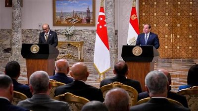 نص كلمة الرئيس السيسي خلال المؤتمر الصحفي مع نظيره السنغافوري