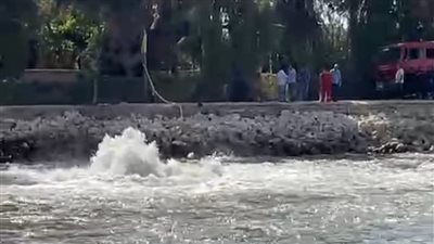 تفاصيل انفجار خط غاز بحر مويس في بنها بسبب خطأ سائق حفار