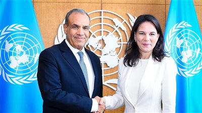 وزير الخارجية يلتقي مع رئيسة الدورة ٨٠ للجمعية العامة للأمم المتحدة