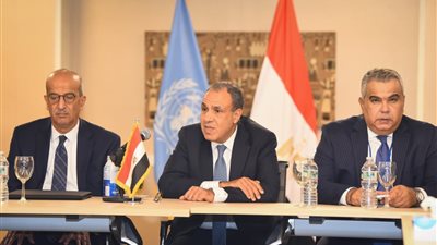 وزير الخارجية يلتقي مع المصريين العاملين في الأمم المتحدة بنيويورك