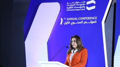 وزيرة التنمية المحلية تشارك في حفل إطلاق صندوق دعم مشروعات الجمعيات والمؤسسات الأهلية