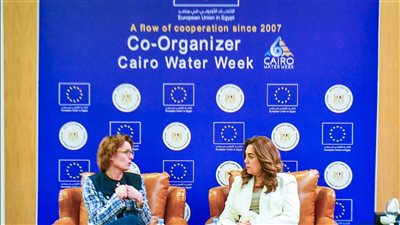 وزيرة التنمية المحلية والقائم بأعمال وزير البيئة تبحث مع مفوضة البيئة بالاتحاد الأوروبي التعاون في مجال الاقتصاد الدائري