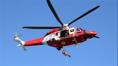 مركز البحث والإنقاذ بوزارة الدفاع ينفذ التجربة 