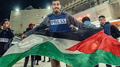 مسجد القوات المسلحة المصرية يشهد عزاء الصحفي الفلسطيني صالح الجعفراوي