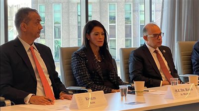 رئيس هيئة الرقابة المالية يشارك في لقاء مع المجلس الأطلسي 