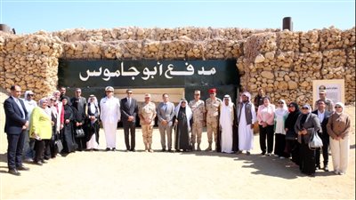 التزامن مع الإحتفال بالذكرى الثانية والخمسين لإنتصارات أكتوبر المجيدة الجيش الثالث الميدانى يفتتح مزار النقطة الحصينة بعيون موسى بعد إنتهاء أعمال تطويره