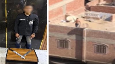 ضبط المتهم بالتلويح بأسلحة بيضاء 