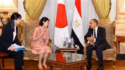 وزير الخارجية يستقبل مبعوثة رئيسة الوزراء اليابانية وزيرة الدولة للشئون الخارجية