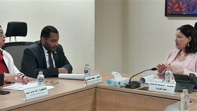 نائبة وزيرة التضامن تلتقي مساعد وزير الصحة والسكان لشئون المشروعات ومبادرات الصحة العامة