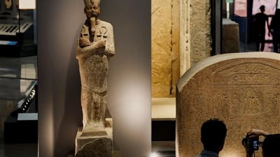 القبض على قارئ آيات فرعون في المتحف الكبير 