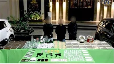 جانب من المضبوطات    