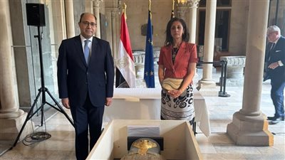 بعد جهود دبلوماسية وقانونية.. مصر تسترد قطعتين أثريتين خرجتا بطرق غير شرعية من بلجيكا