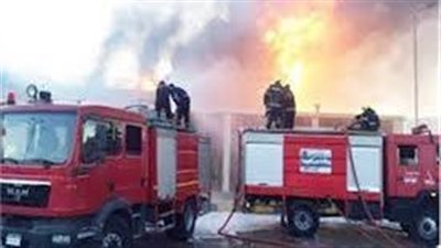 الحماية المدنية تسيطر على حريق بمخزن تدوير قمامة في السيدة زينب دون إصابات