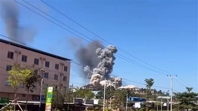 مقاتلات تايلاندية تقصف كازينو في كمبوديا وتدمر معقلاً عسكرياً حدودياً