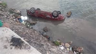 مصرع شاب وإصابة آخر إثر سقوط سيارة في ترعة بنجع حمادي