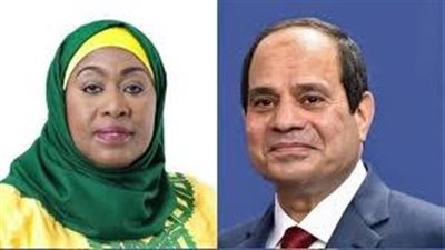 رئيسة تنزانيا تدعو الرئيس السيسي لافتتاح 